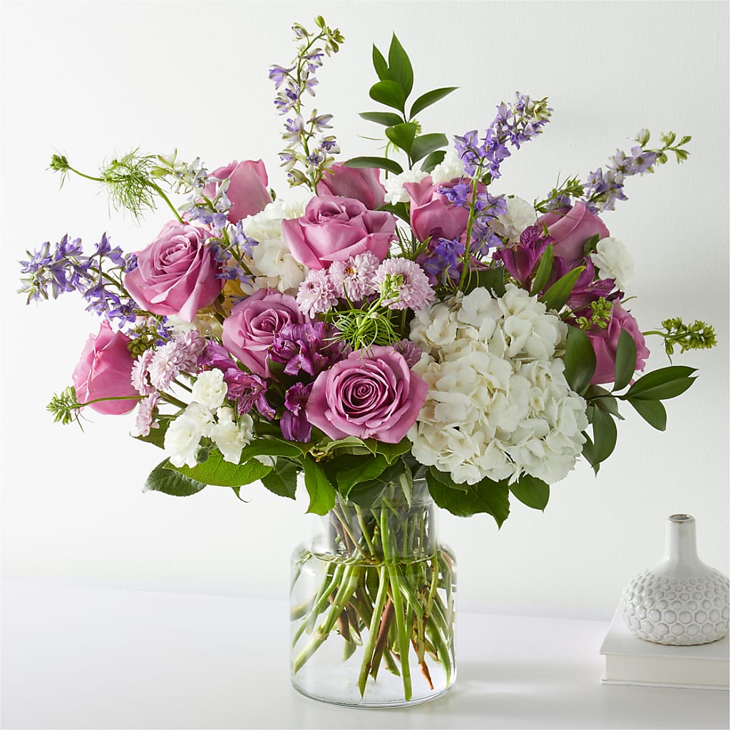 Violet Caress Bouquet – Bittner-long Floral And Greenhouse, Somerset PA
