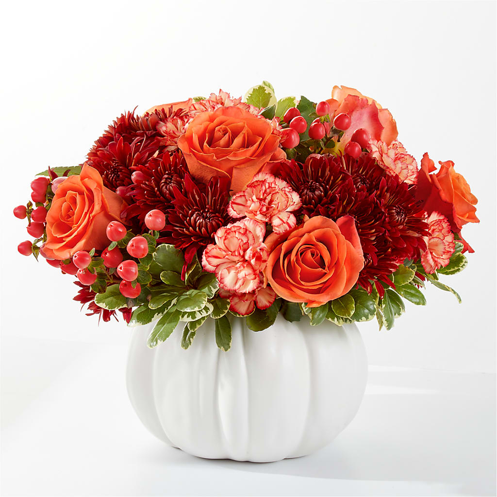 Autumn Air Pumpkin Bouquet – Bittner-long Floral And Greenhouse, Somerset PA