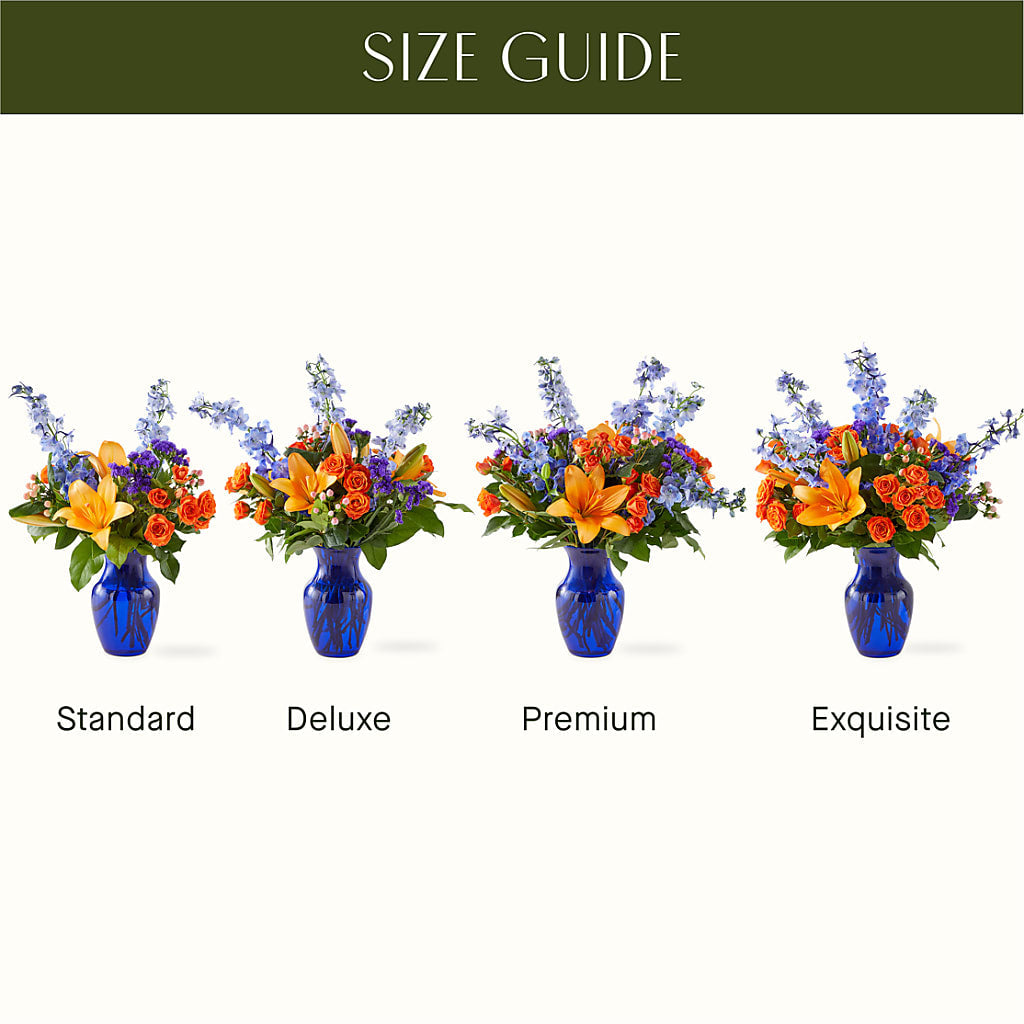 Radiant Citrus Bouquet – Bittner-long Floral And Greenhouse, Somerset PA