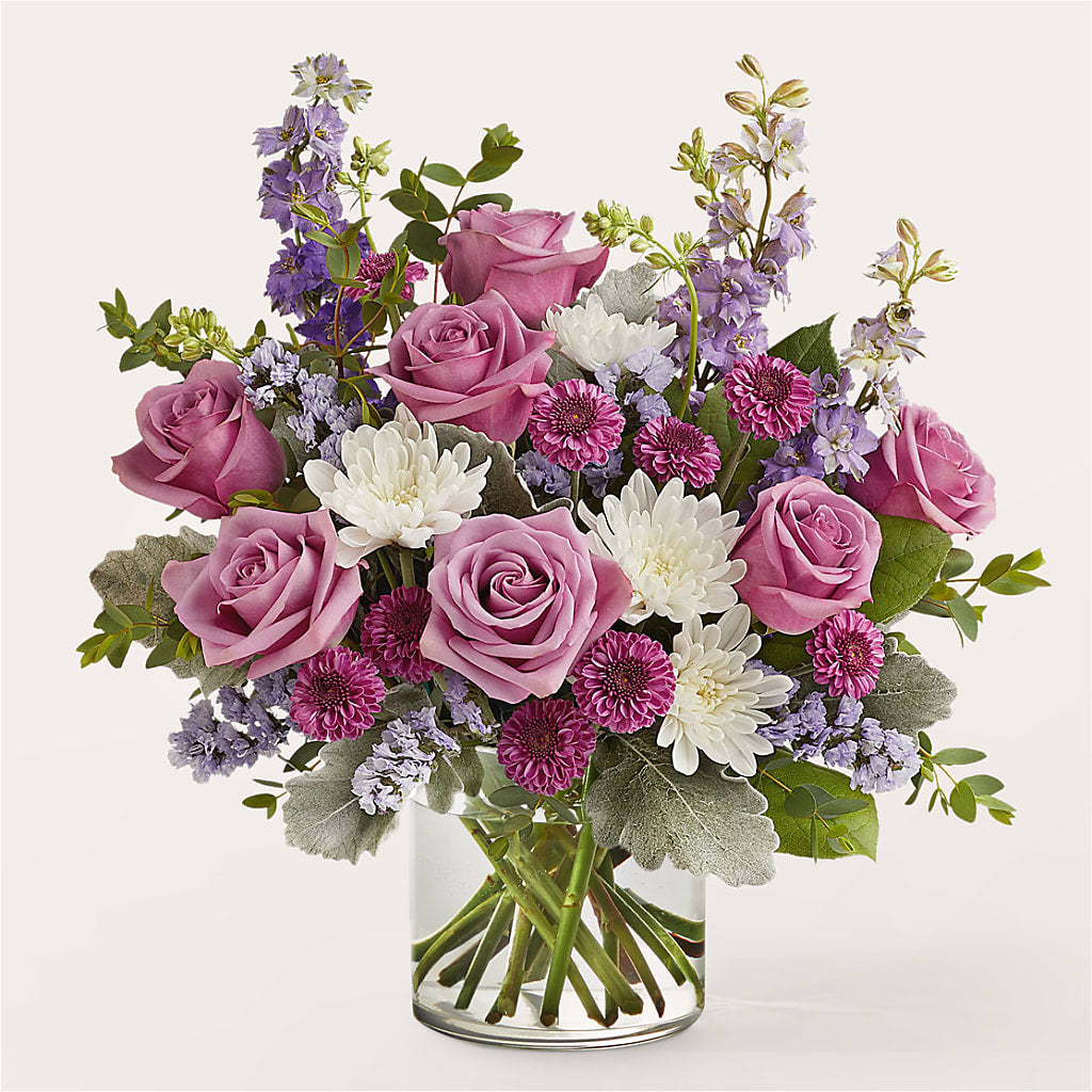 Violet Frost Bouquet – Bittner-long Floral And Greenhouse, Somerset PA