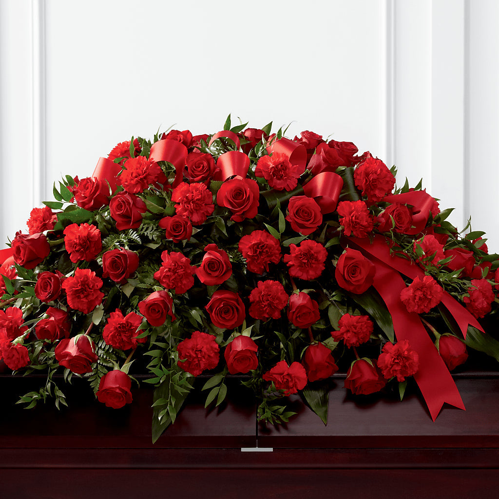 Tribute of Life Casket Spray – Bittner-long Floral And Greenhouse, Somerset PA