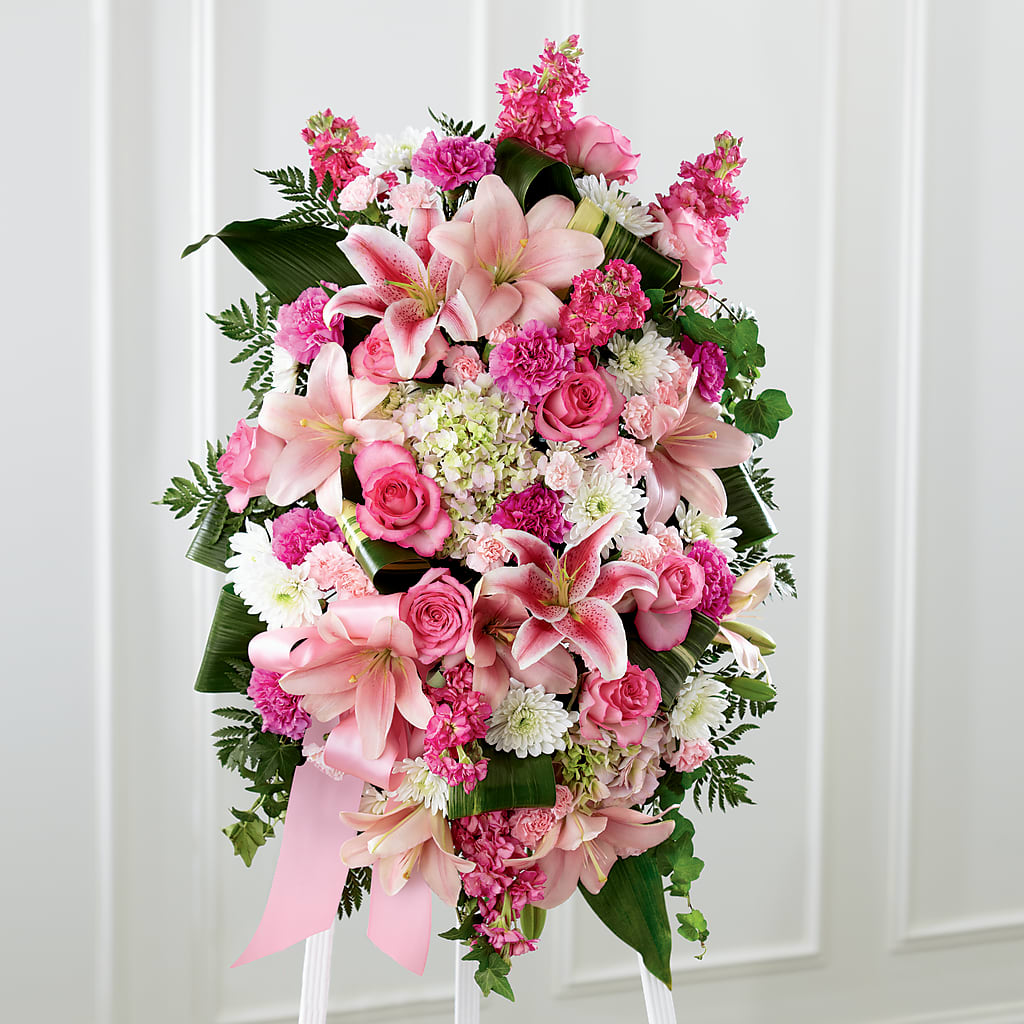 Comforting Standing Spray – Bittner-long Floral And Greenhouse, Somerset PA