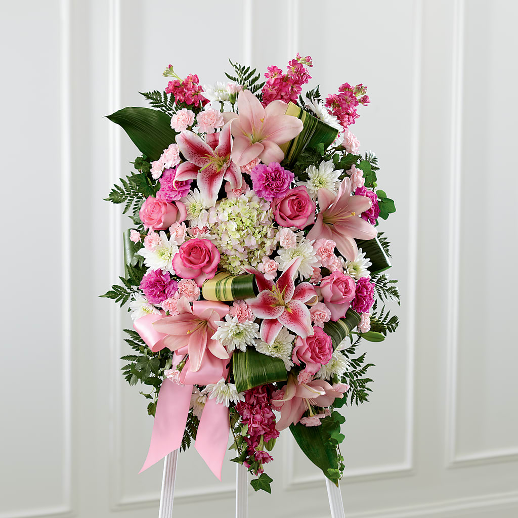 Comforting Standing Spray – Bittner-long Floral And Greenhouse, Somerset PA