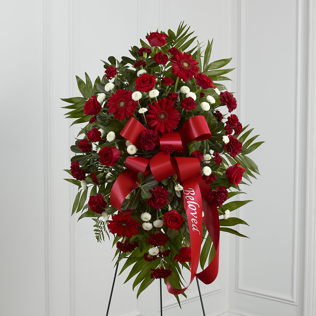 Treasured Memories Standing Spray – Bittner-long Floral And Greenhouse, Somerset PA