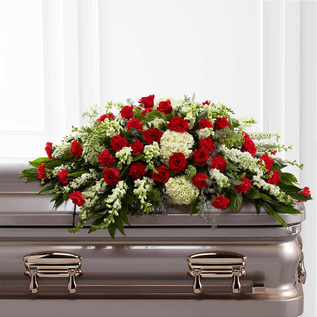 Sincerity Casket Spray – Bittner-long Floral And Greenhouse, Somerset PA
