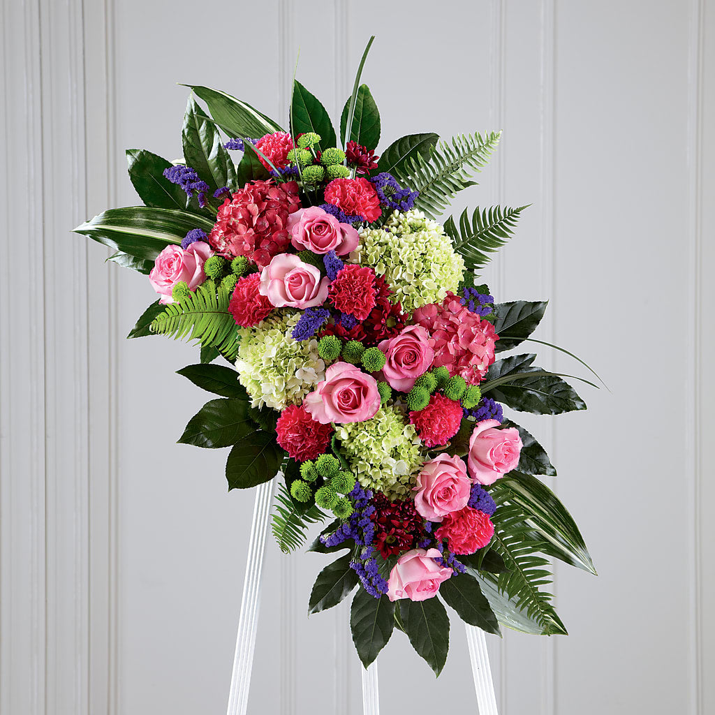 Refreshing Mix Standing Spray – Bittner-long Floral And Greenhouse, Somerset PA