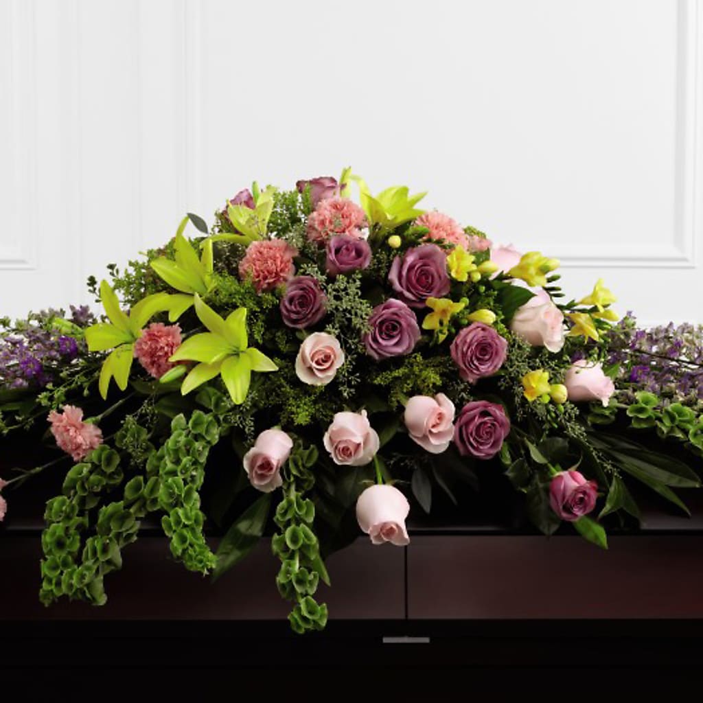 Forever Beloved Casket Spray – Bittner-long Floral And Greenhouse, Somerset PA