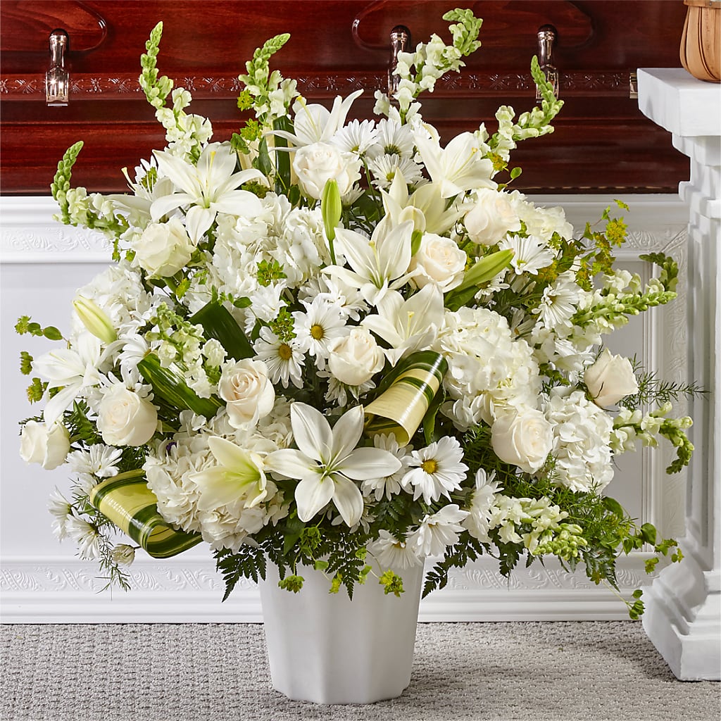 Thoughts of Tranquility Floor Basket – Bittner-long Floral And Greenhouse, Somerset PA