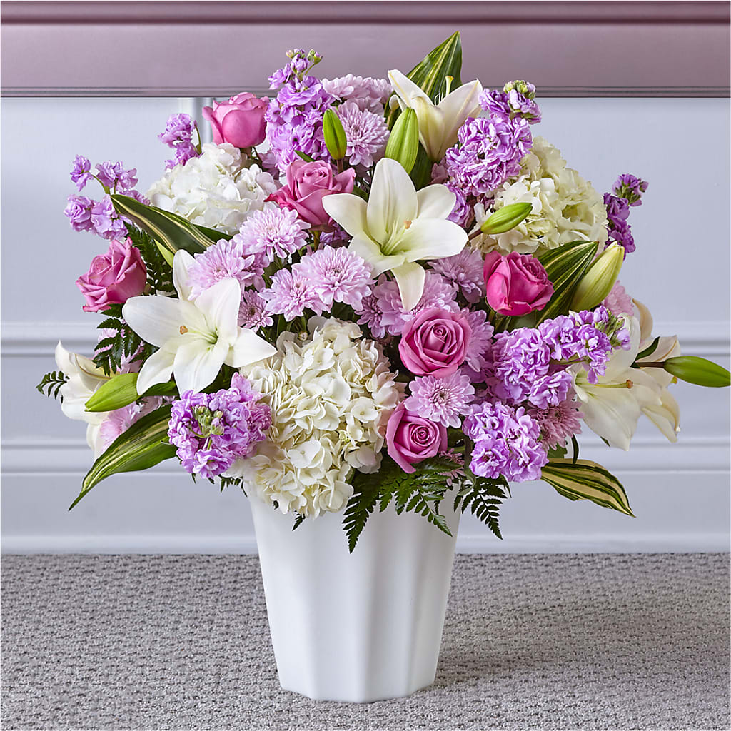 Heaven Sent Floor Basket – Bittner-long Floral And Greenhouse, Somerset PA