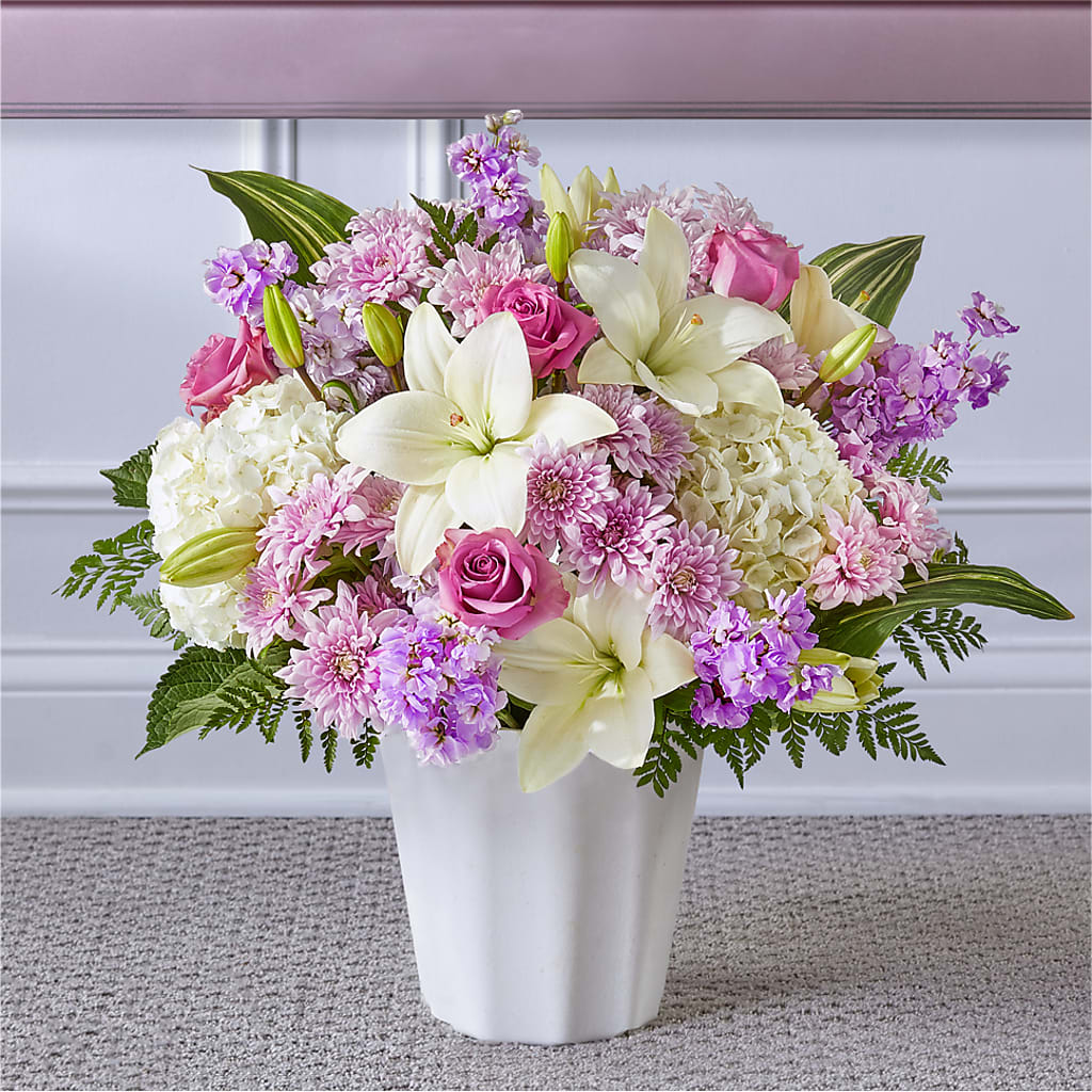 Heaven Sent Floor Basket – Bittner-long Floral And Greenhouse, Somerset PA