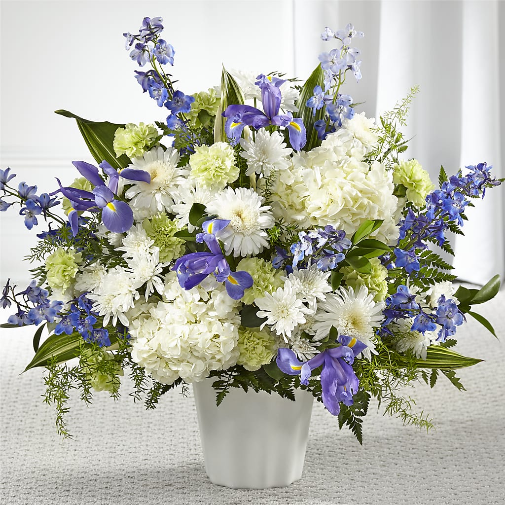 Soft Serenity Floor Basket – Bittner-long Floral And Greenhouse, Somerset PA
