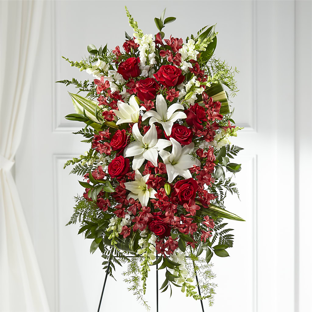 Everlasting Memory Standing Spray – Bittner-long Floral And Greenhouse, Somerset PA