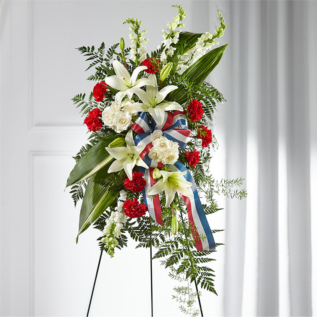 Stars of Life Standing Spray – Bittner-long Floral And Greenhouse, Somerset PA
