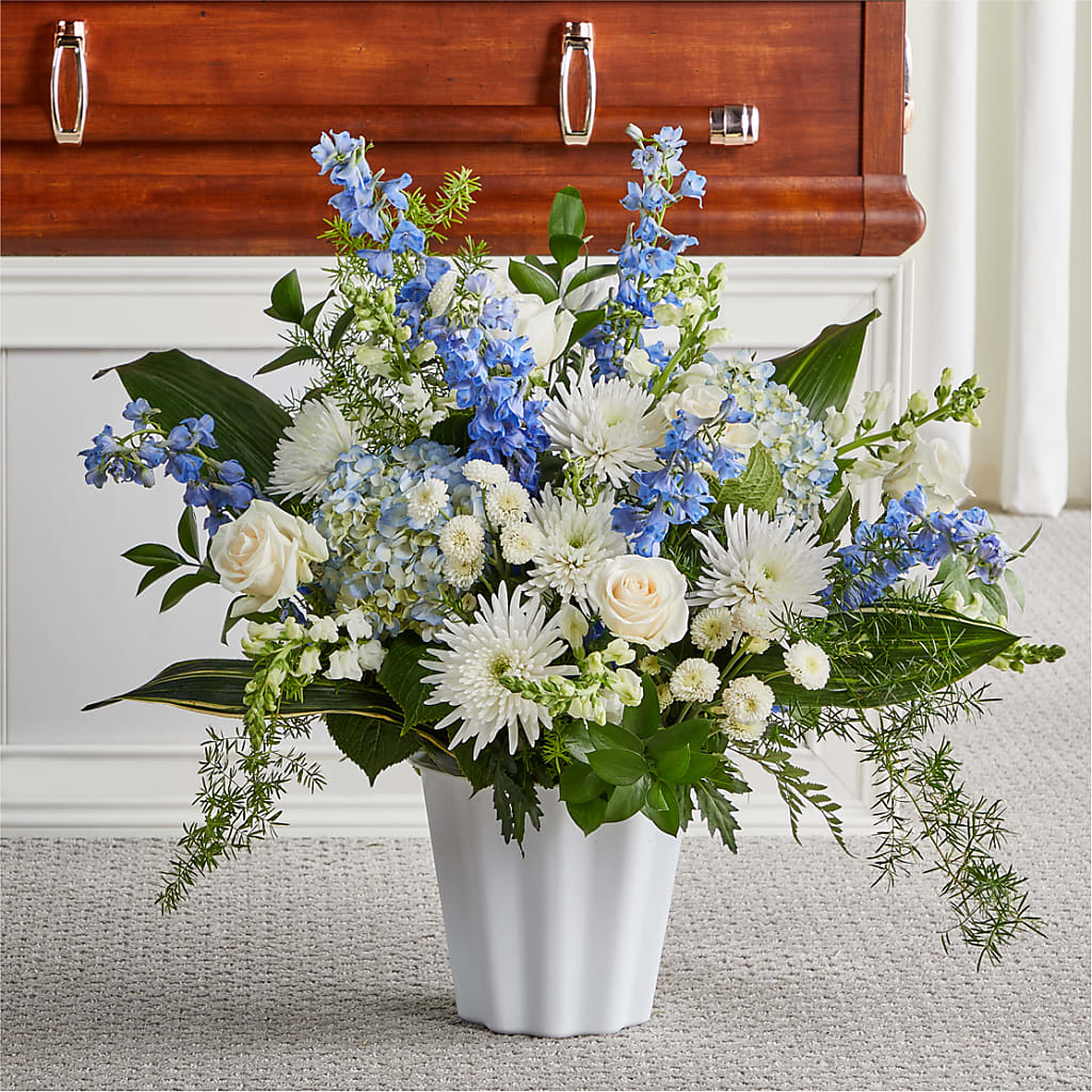 Everlasting Memories Floor Basket – Bittner-long Floral And Greenhouse, Somerset PA