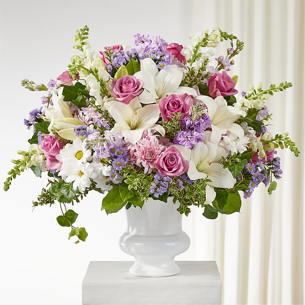 Remarkable Life Urn Arrangement – Bittner-long Floral And Greenhouse, Somerset PA