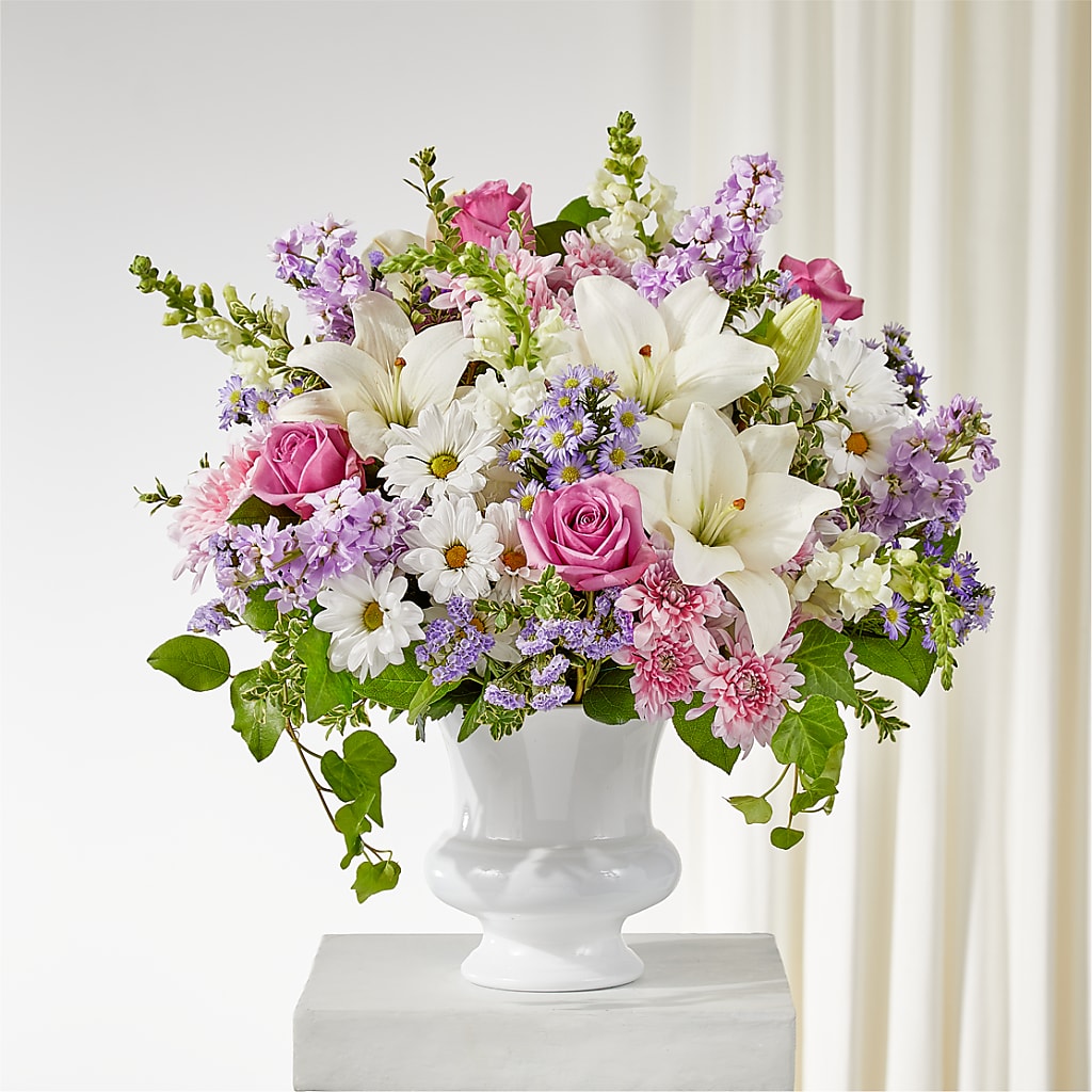 Remarkable Life Urn Arrangement – Bittner-long Floral And Greenhouse, Somerset PA