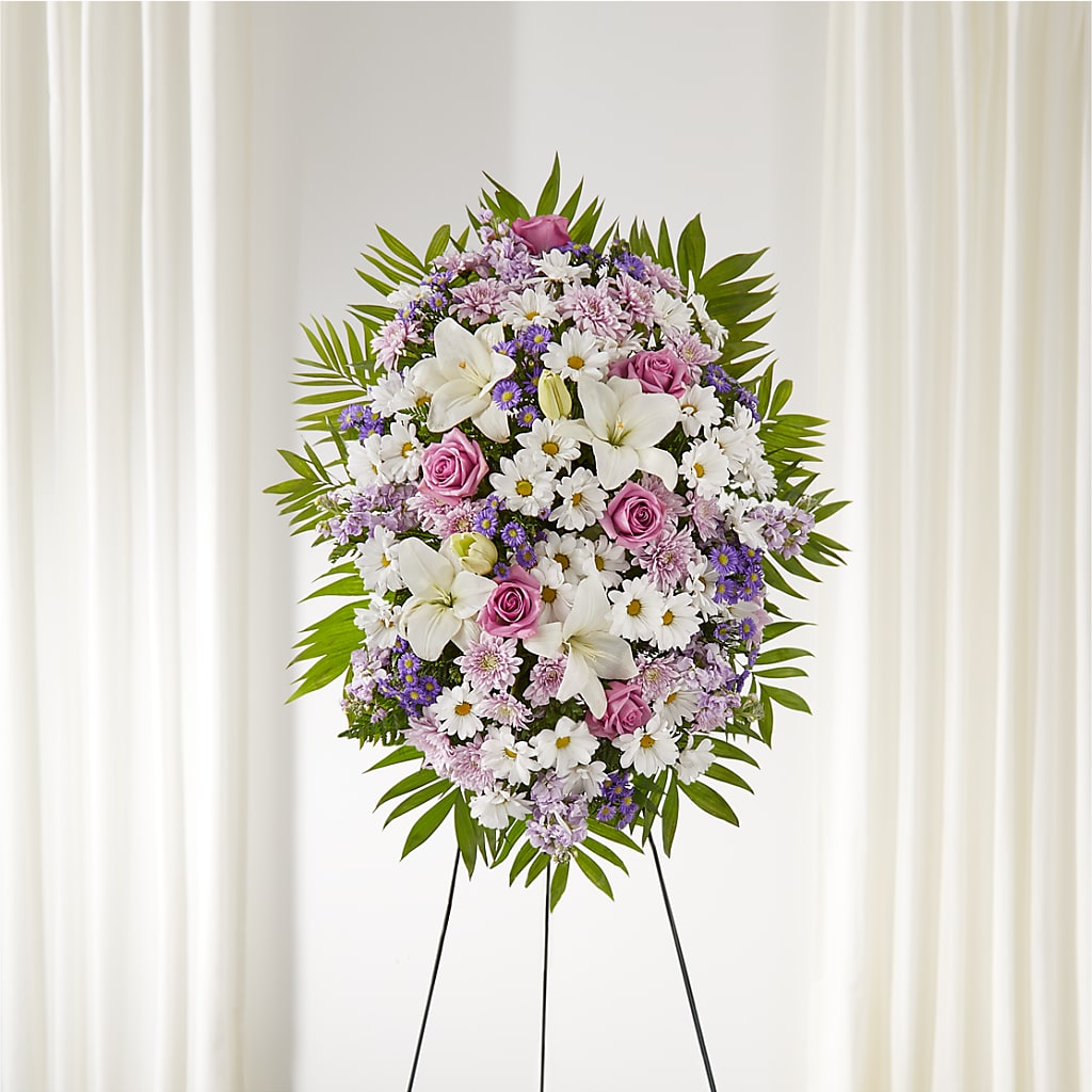 Surrounded by Love Standing Spray – Bittner-long Floral And Greenhouse, Somerset PA