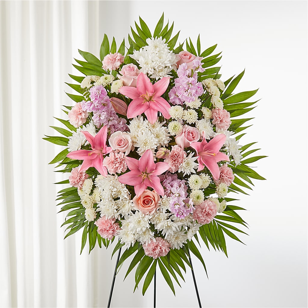 Offering Solace Standing Spray – Bittner-long Floral And Greenhouse, Somerset PA