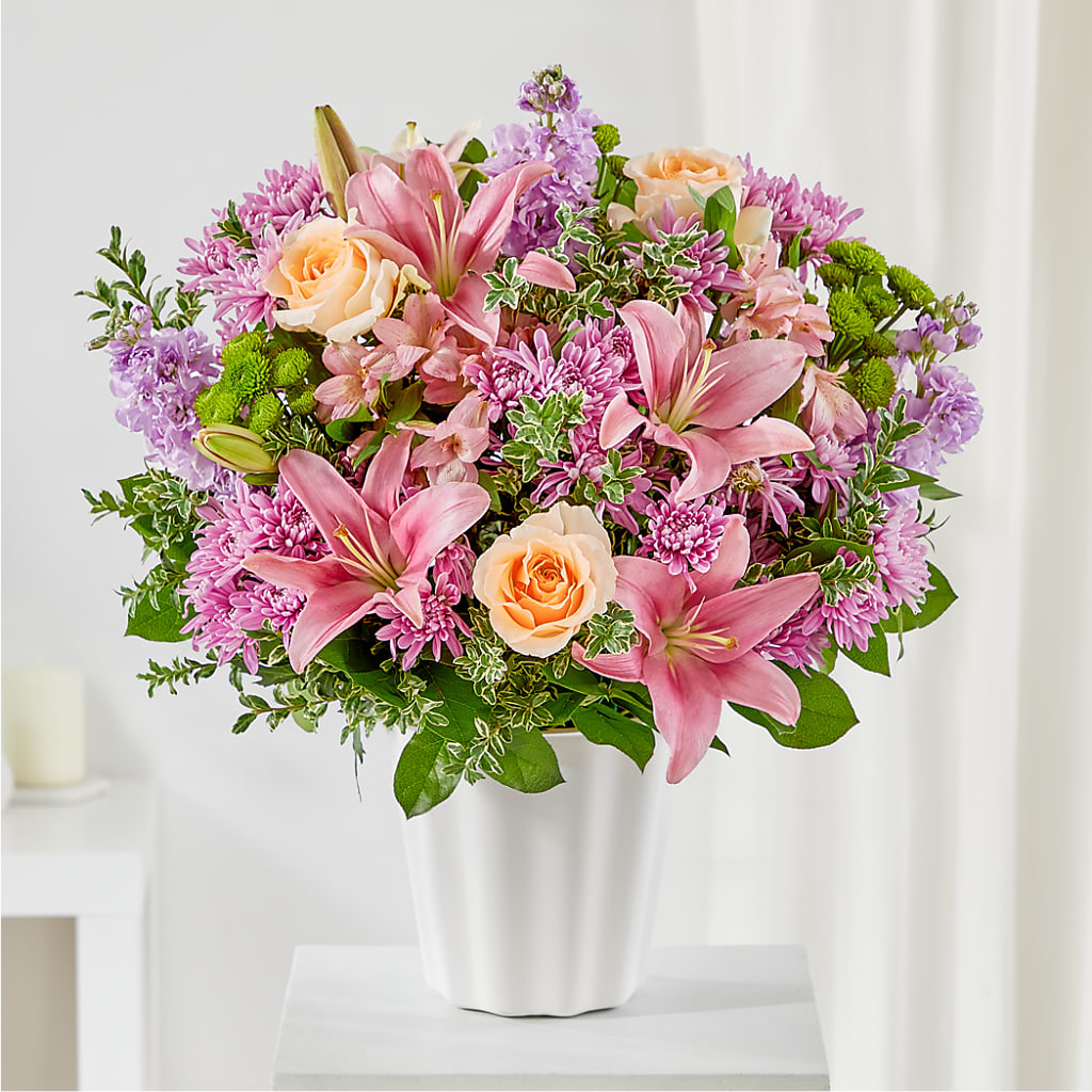 Supportive Embrace Tabletop Basket – Bittner-long Floral And Greenhouse, Somerset PA