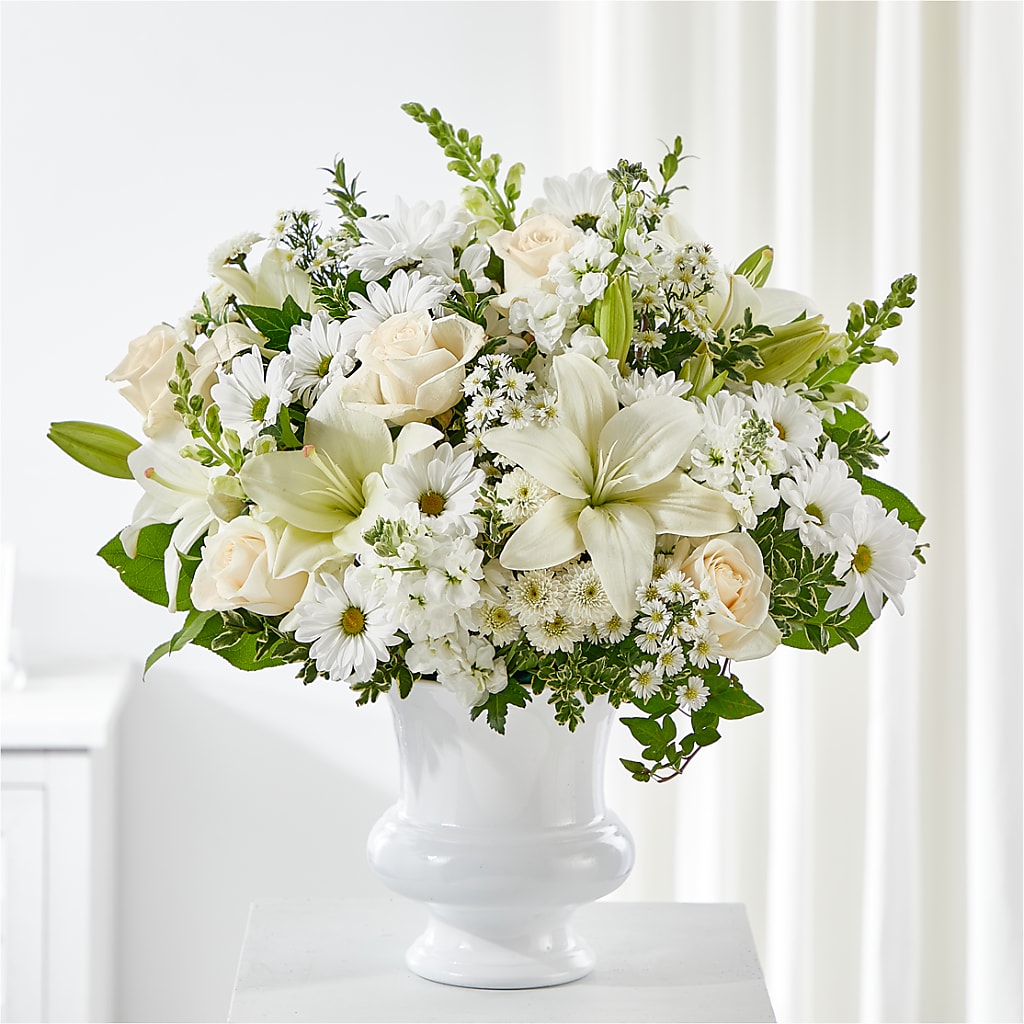Uplifting Urn Arrangement – Bittner-long Floral And Greenhouse, Somerset PA