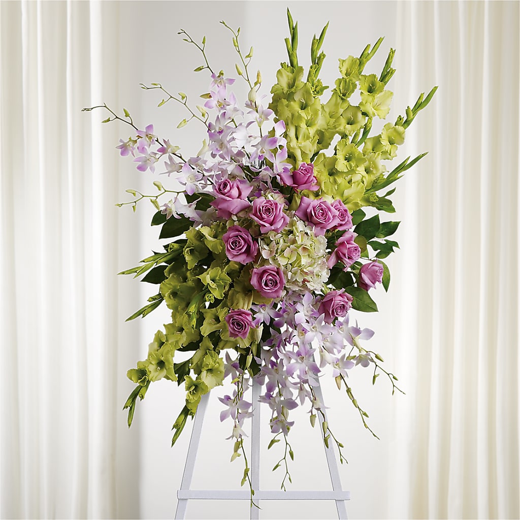 Lasting Legacy Standing Spray – Bittner-long Floral And Greenhouse, Somerset PA