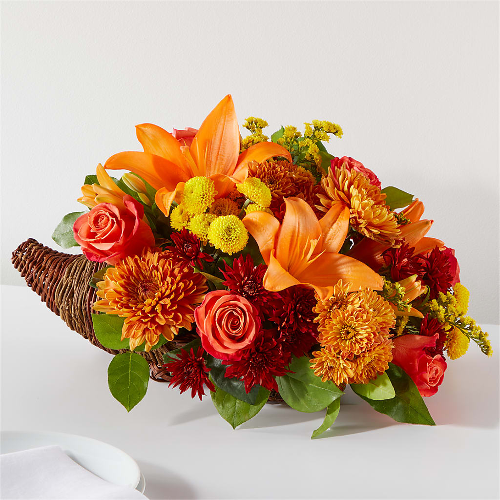 Bouquet of Blessings Cornucopia – Bittner-long Floral And Greenhouse, Somerset PA