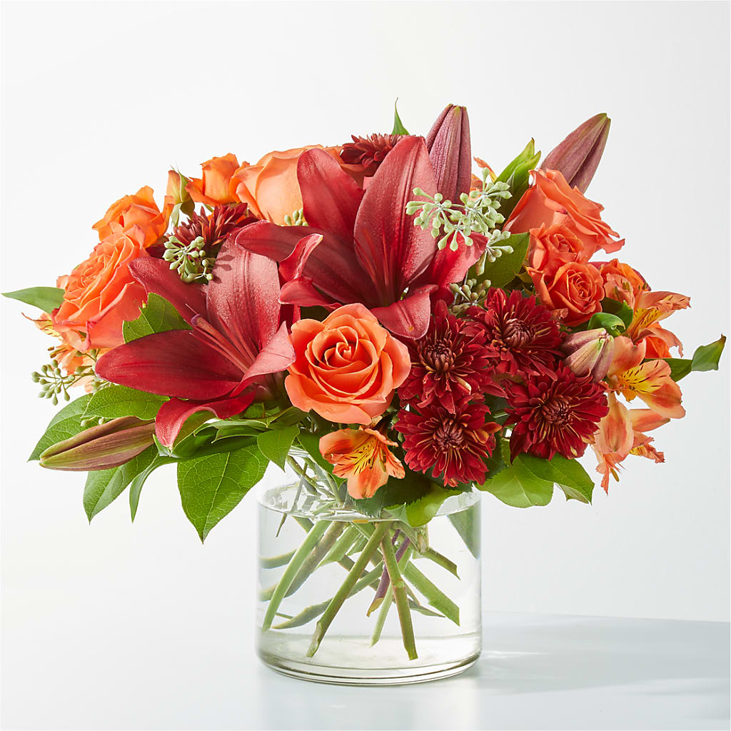 Crimson Leaves Bouquet – Bittner-long Floral And Greenhouse, Somerset PA