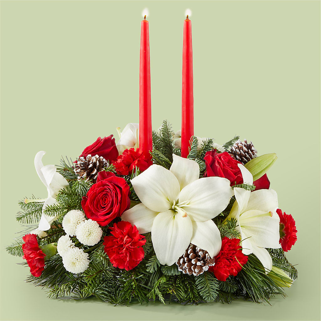 Seasonal Festivities Centerpiece – Bittner-long Floral And Greenhouse, Somerset PA