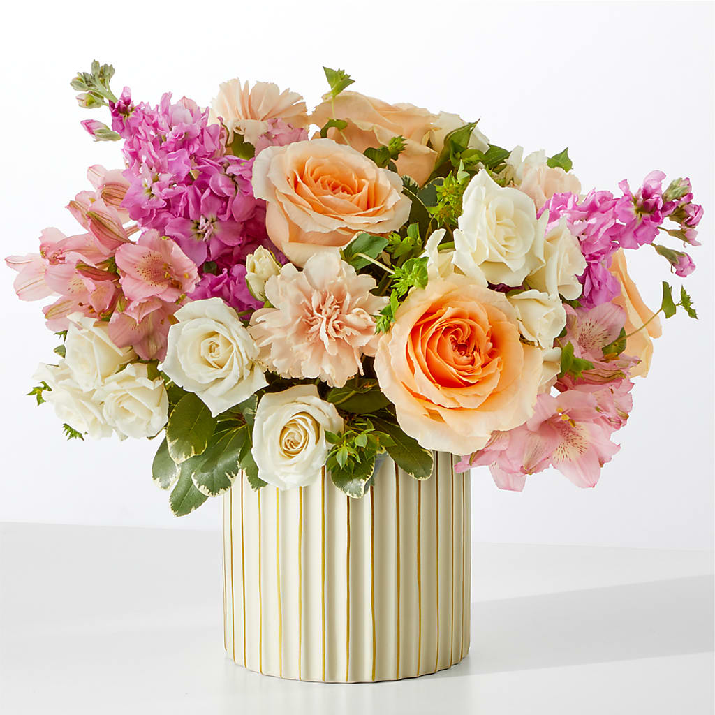 Paradise Bouquet with Ivory Vase – Bittner-long Floral And Greenhouse, Somerset PA
