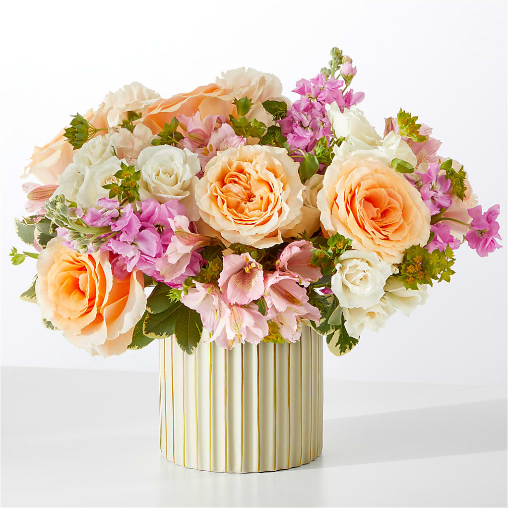 Paradise Bouquet with Ivory Vase – Bittner-long Floral And Greenhouse, Somerset PA