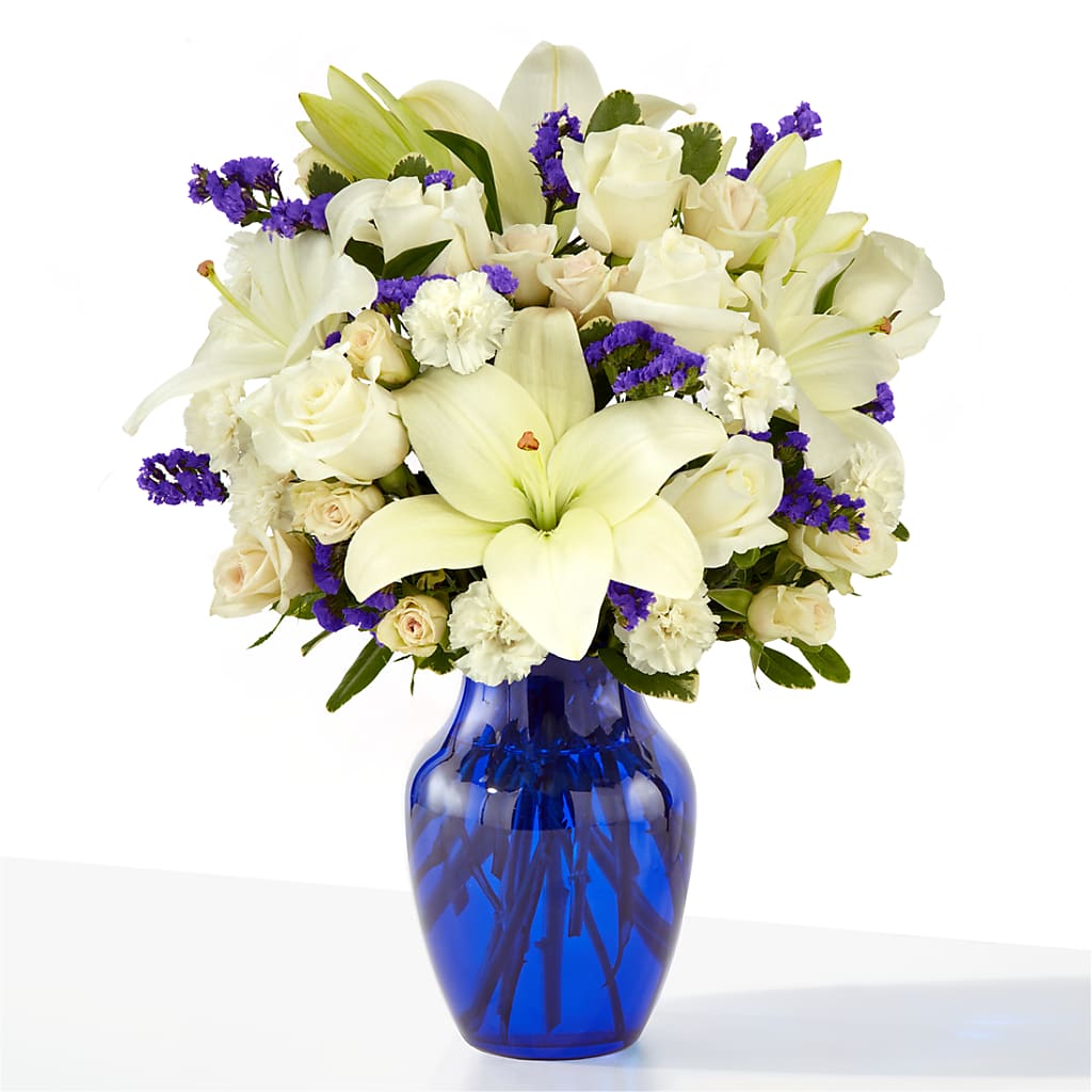 Sapphire Rush Bouquet – Bittner-long Floral And Greenhouse, Somerset PA