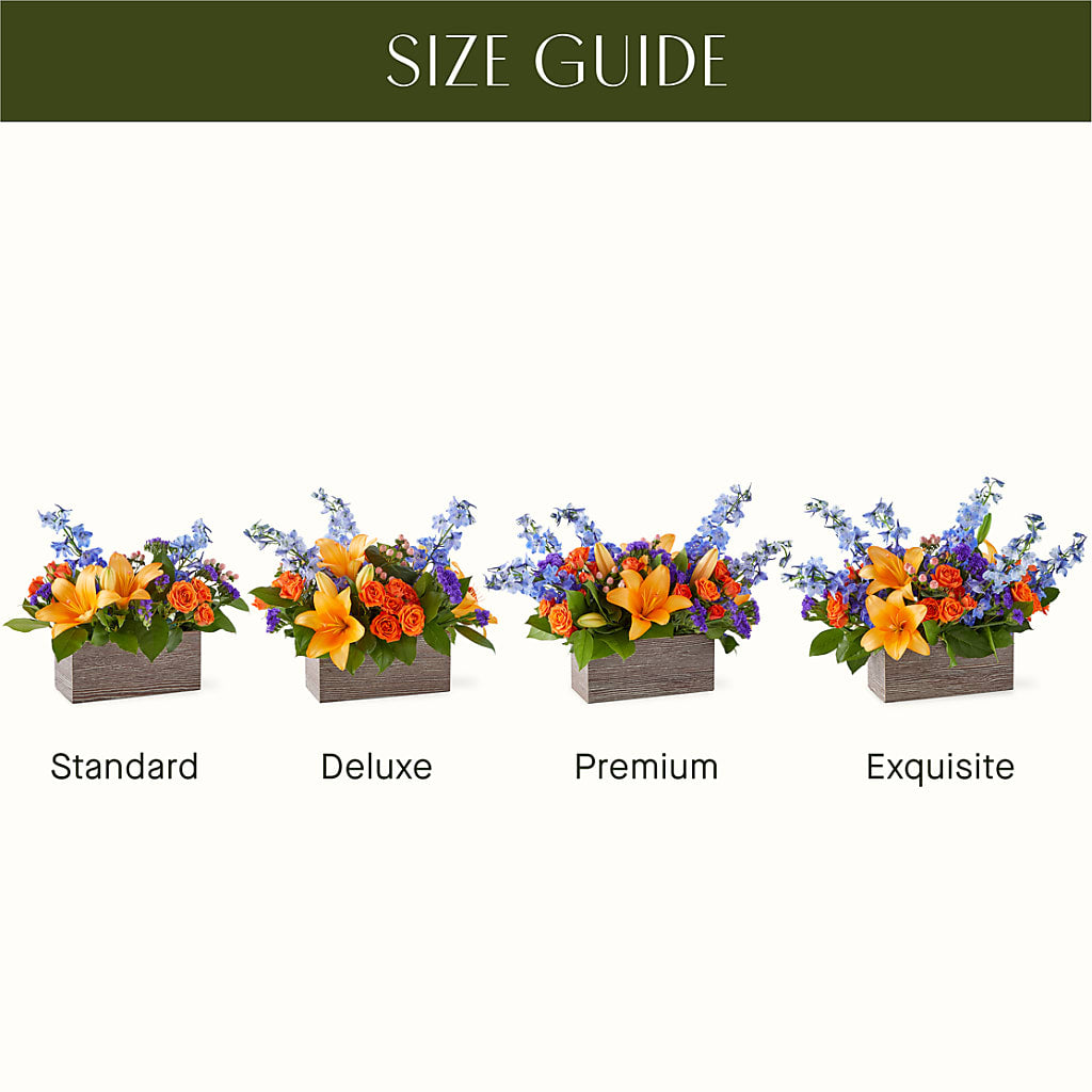 Radiant Citrus Box Bouquet –  Bittner-long Floral And Greenhouse, Somerset PA