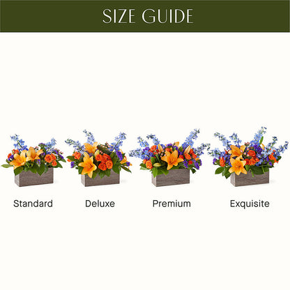 Radiant Citrus Box Bouquet –  Bittner-long Floral And Greenhouse, Somerset PA