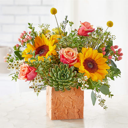 Sunflower Season Bouquet –  Bittner-long Floral And Greenhouse, Somerset PA