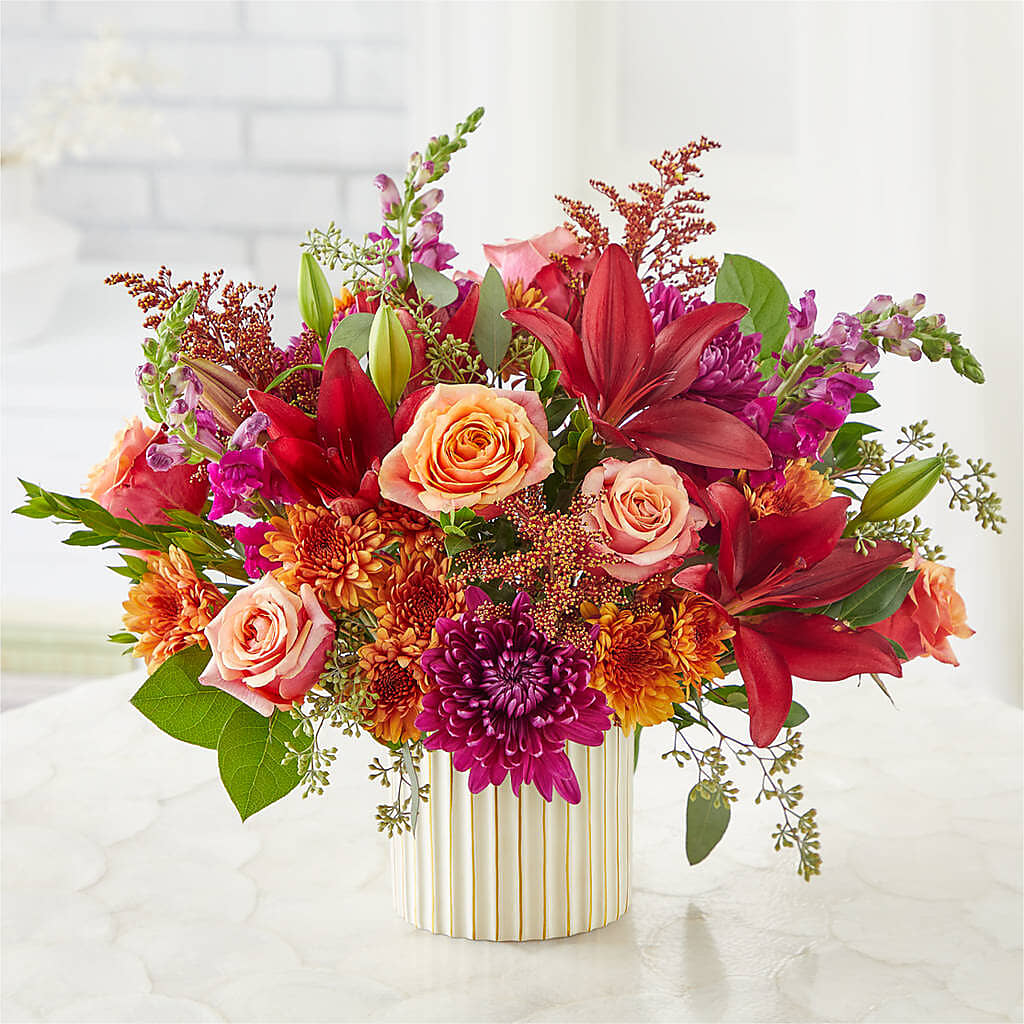 Burgundy Landscape Bouquet –  Bittner-long Floral And Greenhouse, Somerset PA