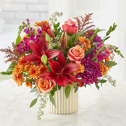 Burgundy Landscape Bouquet –  Bittner-long Floral And Greenhouse, Somerset PA