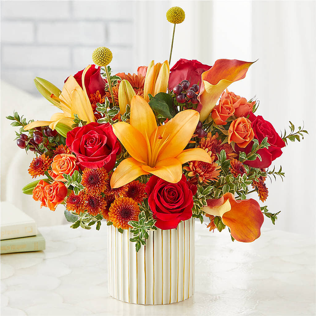 Scarlet Skies Bouquet –  Bittner-long Floral And Greenhouse, Somerset PA