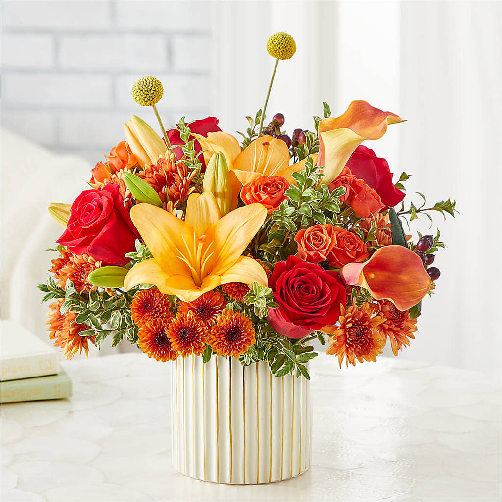 Scarlet Skies Bouquet –  Bittner-long Floral And Greenhouse, Somerset PA