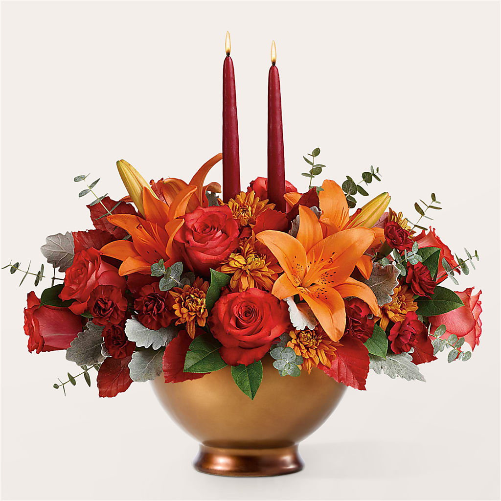 Fruits of Fall Centerpiece –  Bittner-long Floral And Greenhouse, Somerset PA