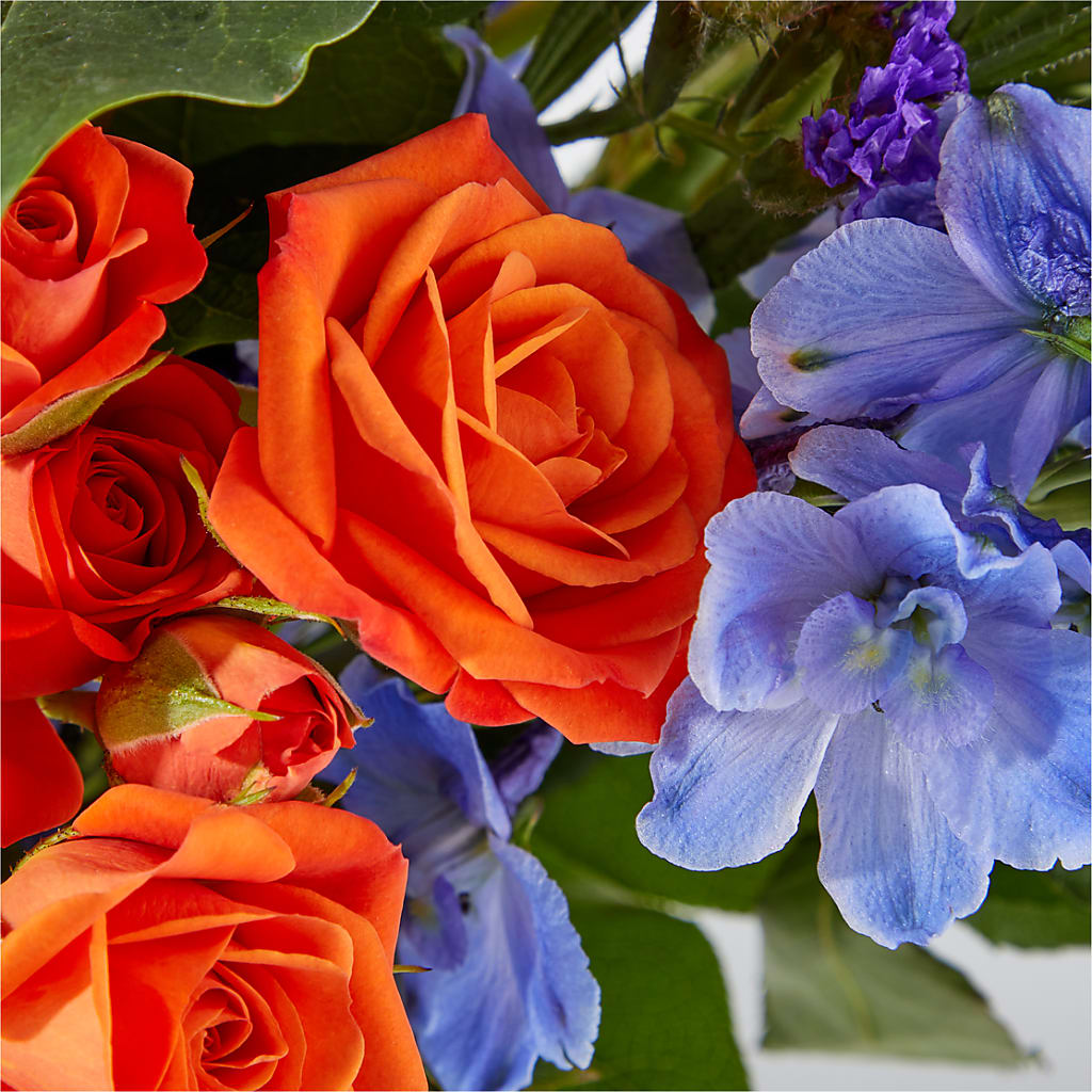 Radiant Citrus Bouquet –  Bittner-long Floral And Greenhouse, Somerset PA