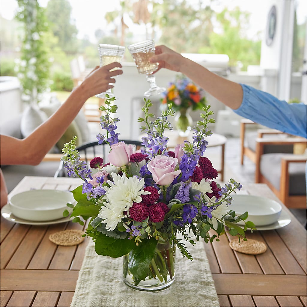 Violet Frost Bouquet –  Bittner-long Floral And Greenhouse, Somerset PA