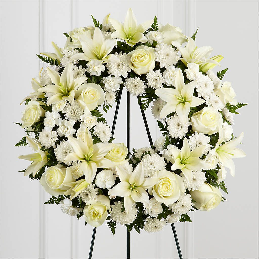Treasured Tribute Wreath –  Bittner-long Floral And Greenhouse, Somerset PA