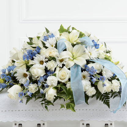 Tender Treasure Casket Spray –  Bittner-long Floral And Greenhouse, Somerset PA