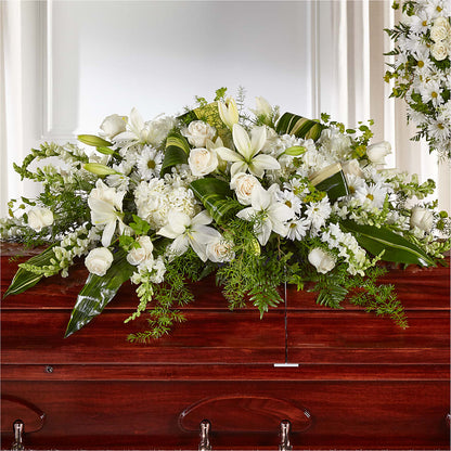 Abundance Casket Spray –  Bittner-long Floral And Greenhouse, Somerset PA
