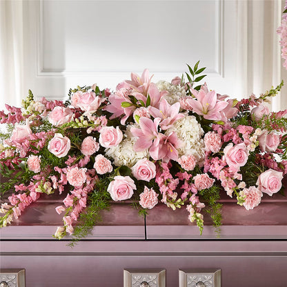 Life & Remembrance Casket Spray –  Bittner-long Floral And Greenhouse, Somerset PA