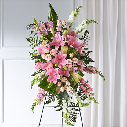 Elegant Embrace Standing Spray –  Bittner-long Floral And Greenhouse, Somerset PA