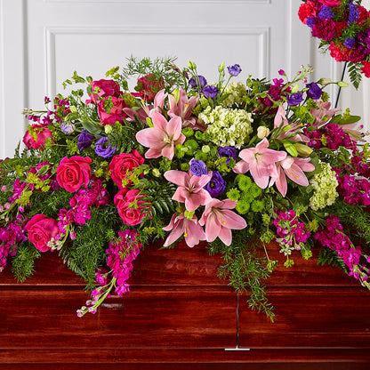Radiant Tribute Casket Spray –  Bittner-long Floral And Greenhouse, Somerset PA