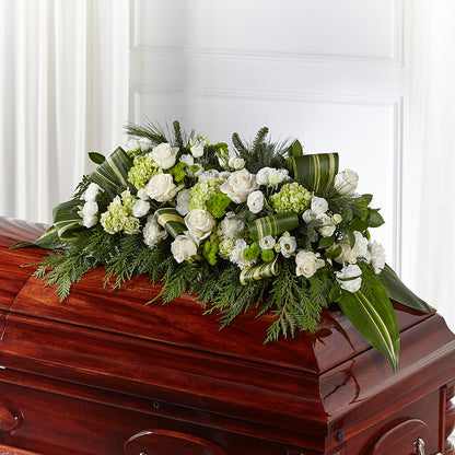 Hopeful Gesture Casket Spray –  Bittner-long Floral And Greenhouse, Somerset PA