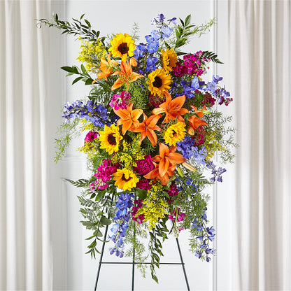 Sunlit Memories Standing Spray (Standard) –  Bittner-long Floral And Greenhouse, Somerset PA