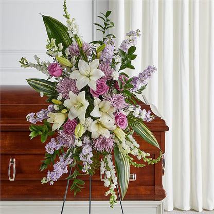 Grateful Hearts Standing Spray –  Bittner-long Floral And Greenhouse, Somerset PA